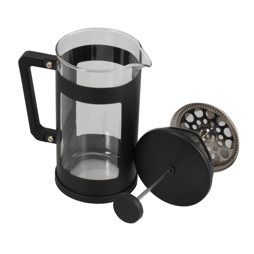 Borosilicate Glass Coffee Brewer With Stainless Steel Plunger — product information