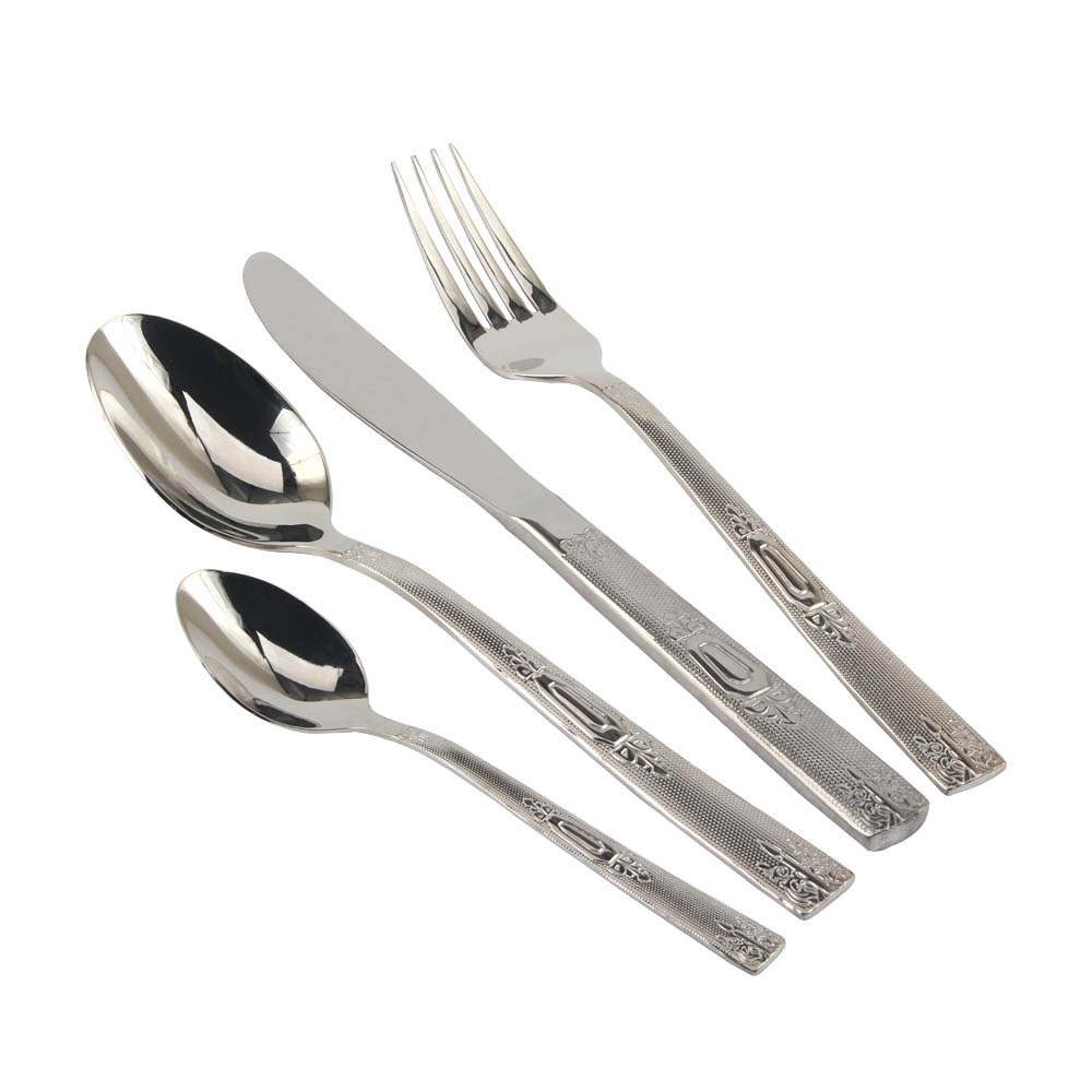 Stainless Steel Mirror Polished Cutlery Set Include Forks Spoons Knives, Mirror Polished Tableware Set — 7