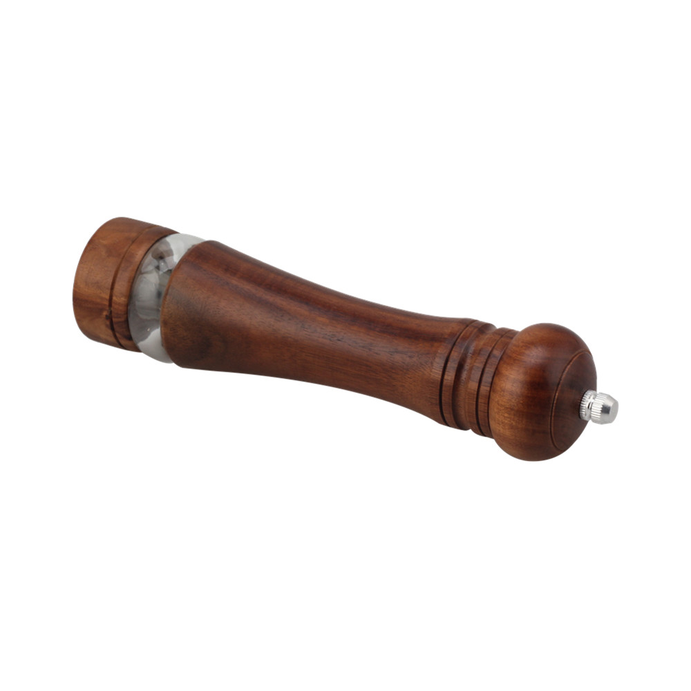 Modern Wooden Spice Mill, 8.5in, Natural — 4