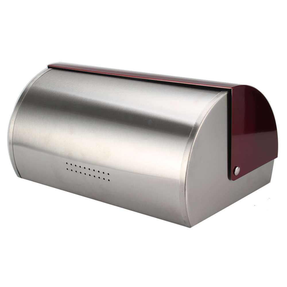 Bread Box Set-Roll Up Cover Bread Storage Container — 4