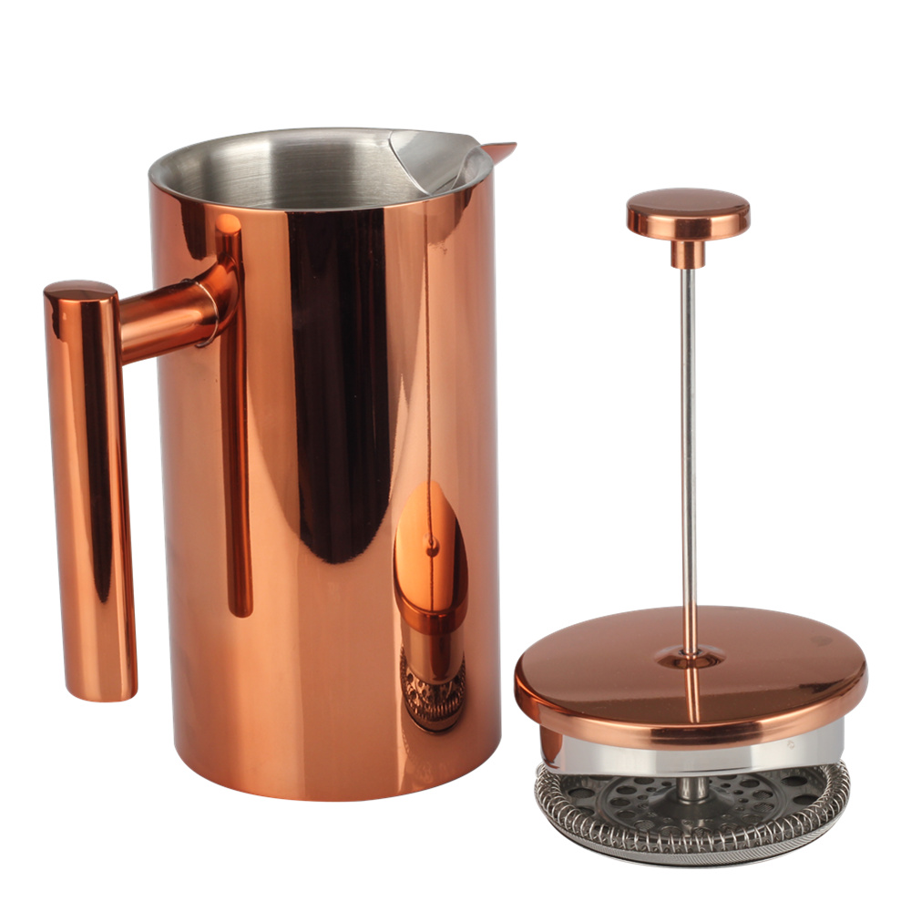 Copper Stainless Steel Double Wall Coffee Maker — 3