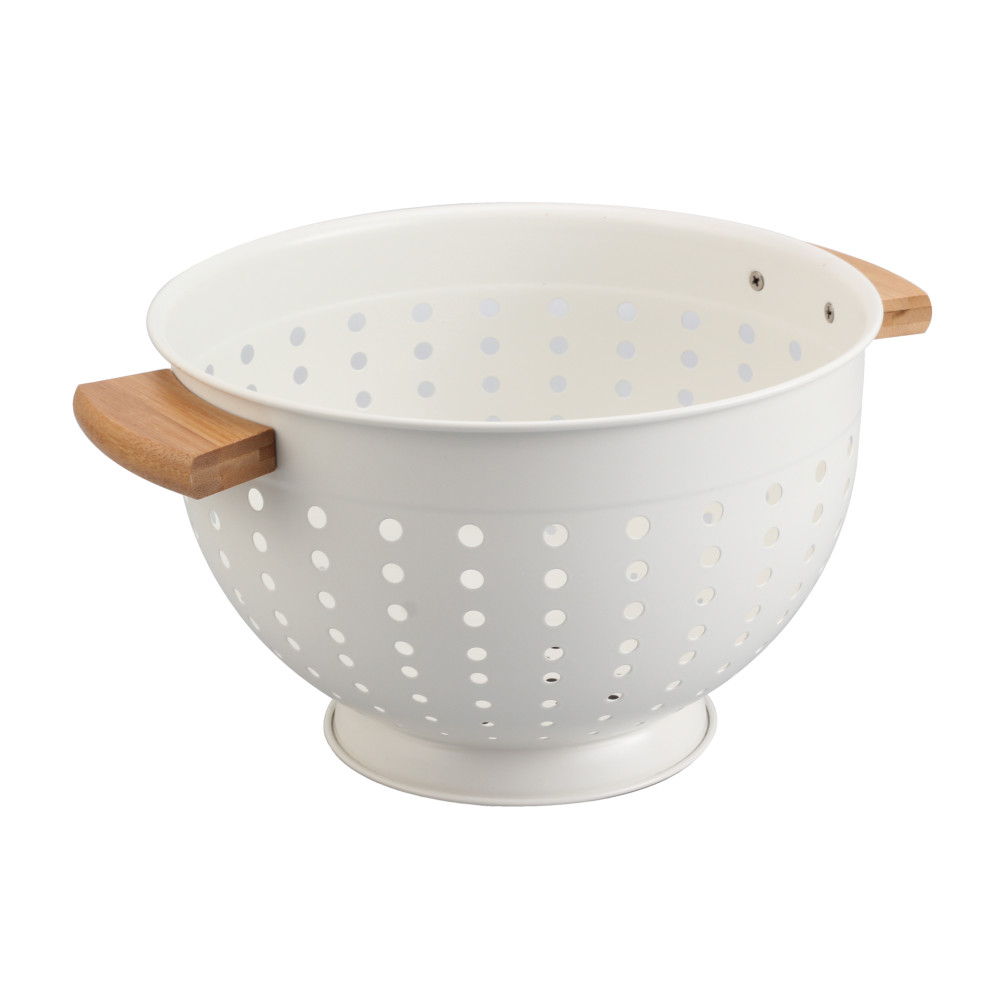 Large Kitchen Colander With Stable Base Perfect for Pasta, Fruits, Vegetables — 3