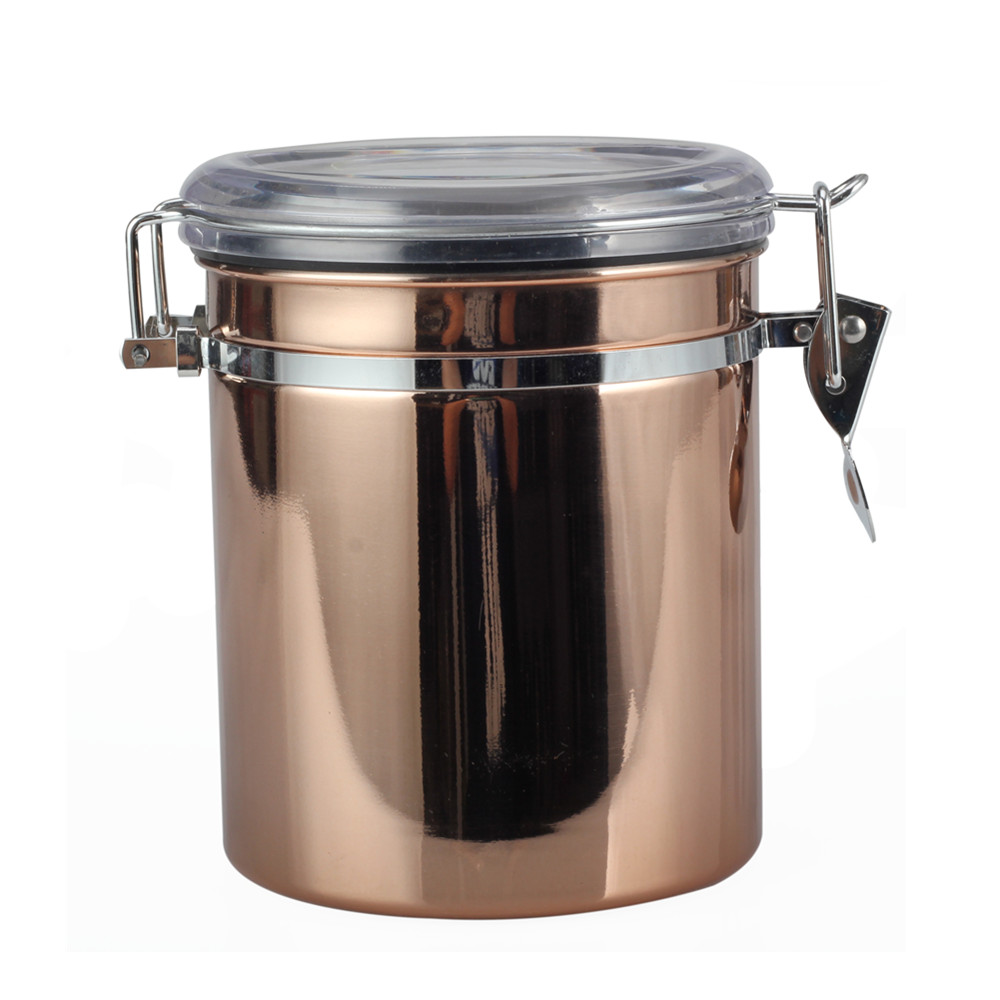 Airtight Food Storage Canister Set With Clear Lid Kitchen Containers Sets for Coffee Bean — 6
