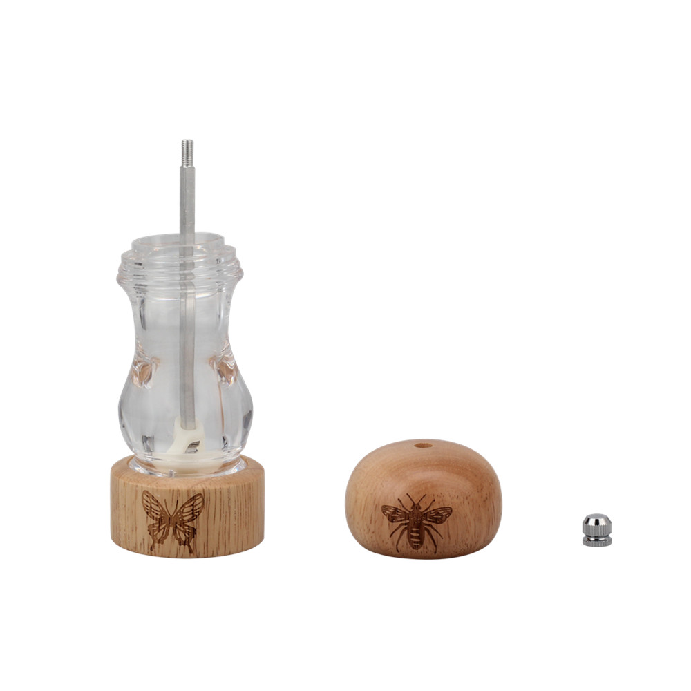 Clear Body, Insect Style, Hand Mill Pepper Mill — product information
