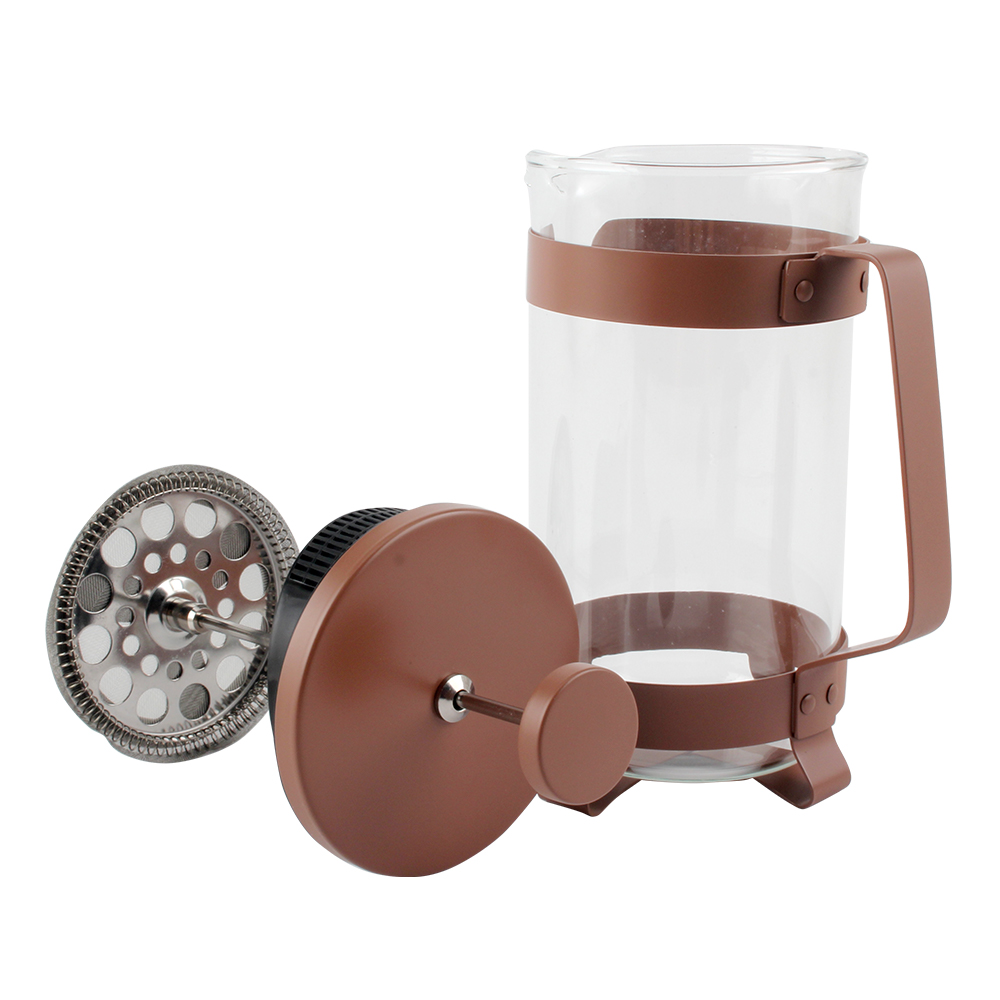 Cold Brew Coffee Tea Pot, Heat Resistant Borosilicate Glass French Press — product information