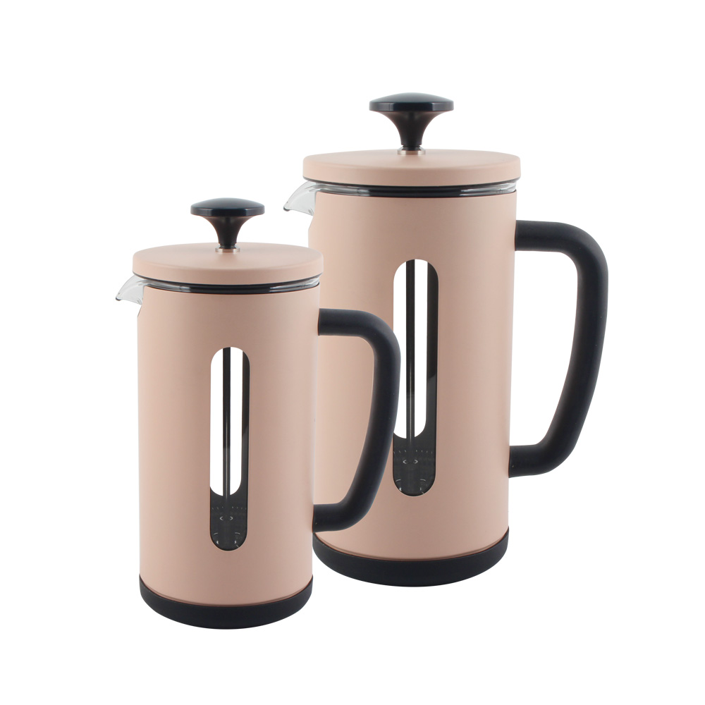 Heat Resistant Borosilicate Glass Coffee Press, Cold Brew Coffee Pot Tea Press for Kitchen