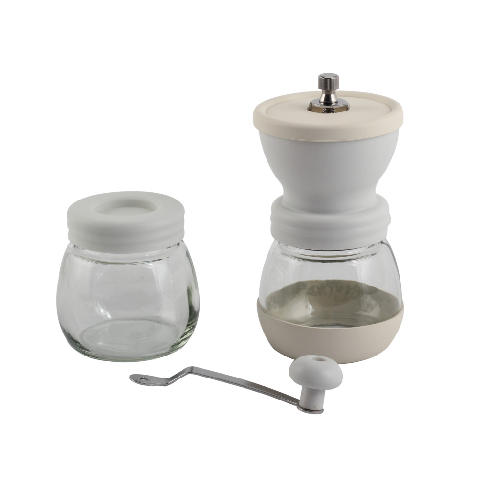 Manual Coffee Bean Grinder With 2 Glass Jars — 4