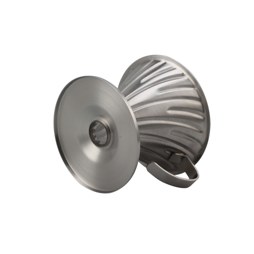 Premium Stainless Steel Coffee Filter Cone Dripper Cup — product information