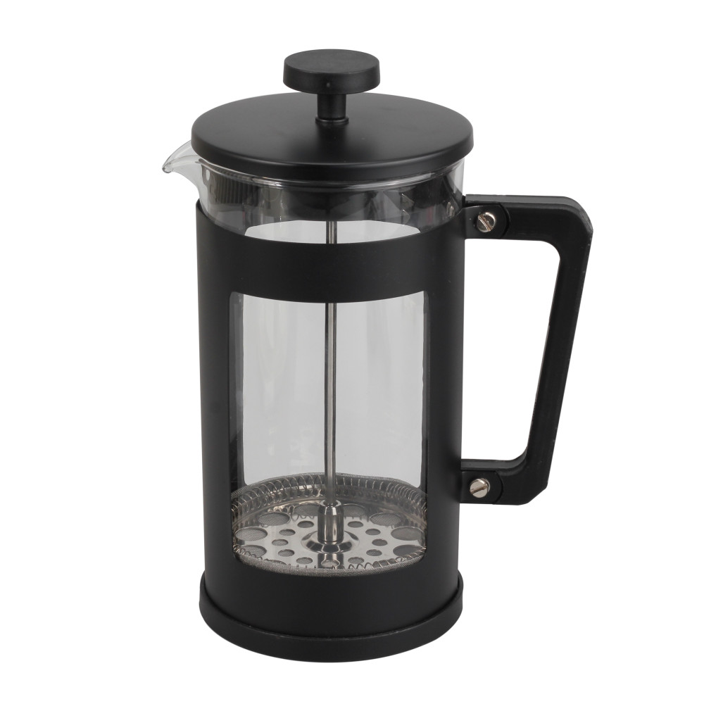 Borosilicate Glass Coffee Brewer With Stainless Steel Plunger — 4