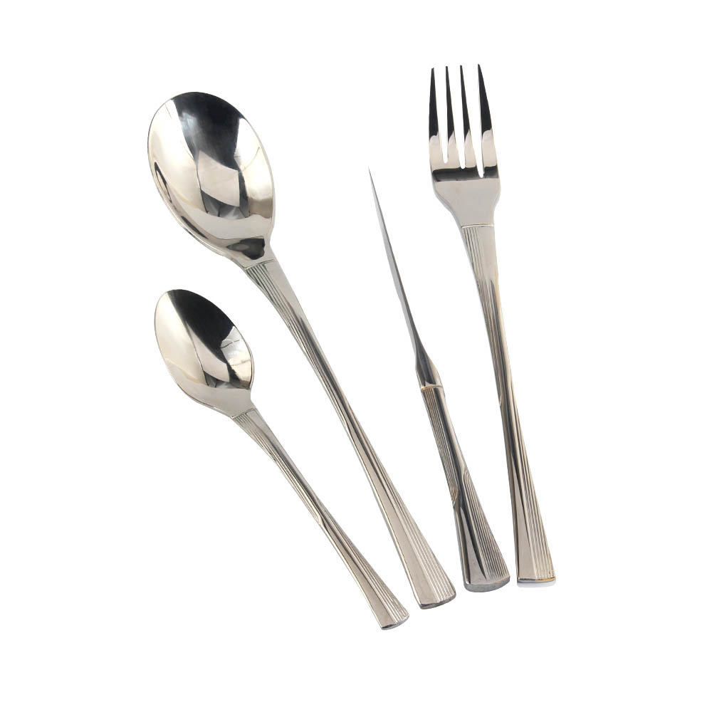 Stainless Steel Flatware Set, Cutlery Set Utensils Include Forks Spoons Knives, Mirror Polished Tableware Set — 5