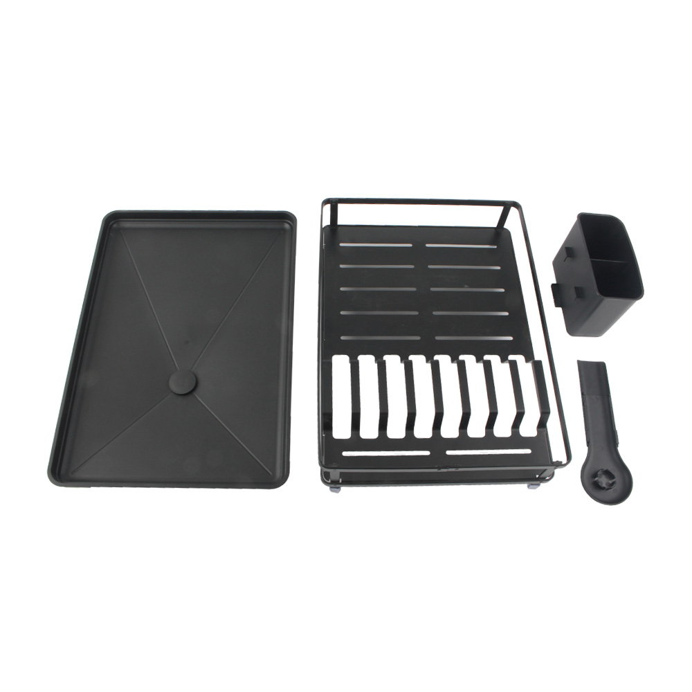 Dish Rack With Drainboard, Rustproof Dish Drainer With Utensil Holder for Sink — product information