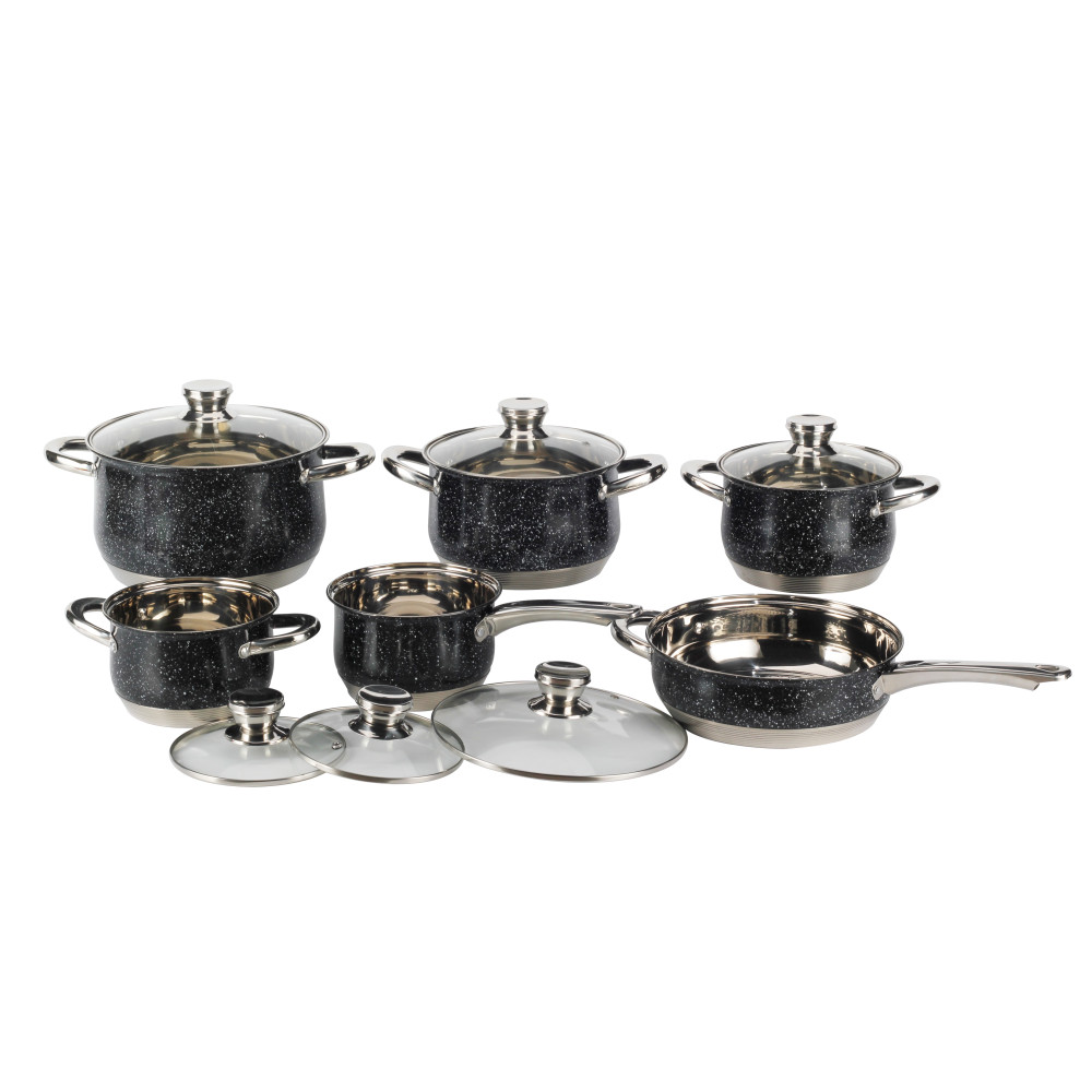 12-Piece Stainless Steel Pots And Pans Induction Cooker for Kitchen — 2