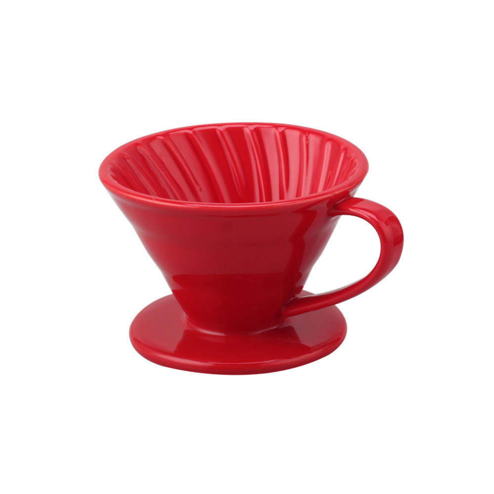 Pour Over Coffee Maker Set, Premium Ceramic Dripper — 3