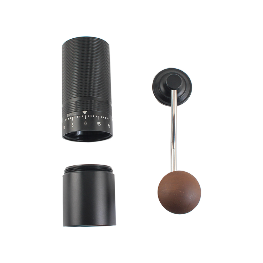 Stainless Steel Conical Burr Coffee Grinder, Portable Hand Coffee Bean Mill — 5