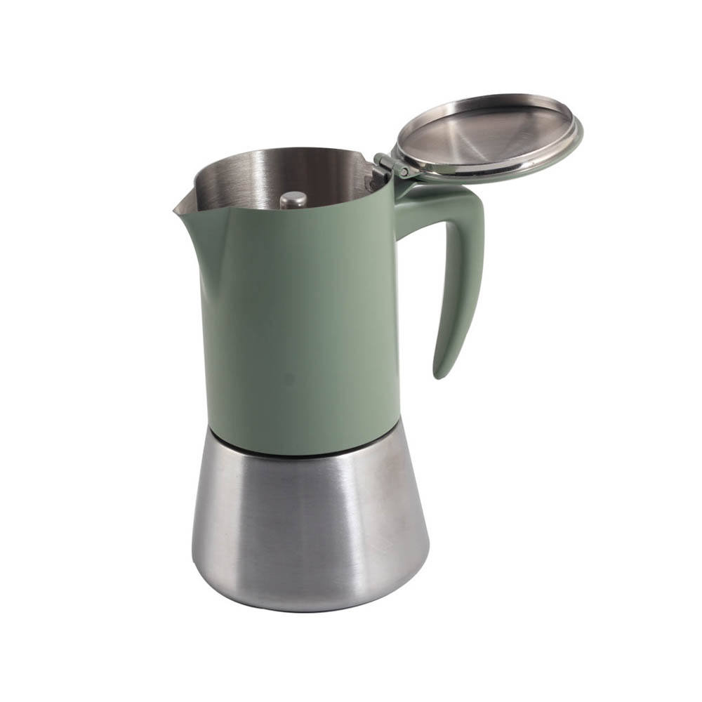 Stovetop Espresso Maker, Italian Coffee Maker, Moka Pot — 4