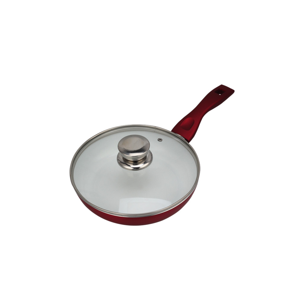 Non-Stick Stainless Steel Fry Pan With Cover — 3