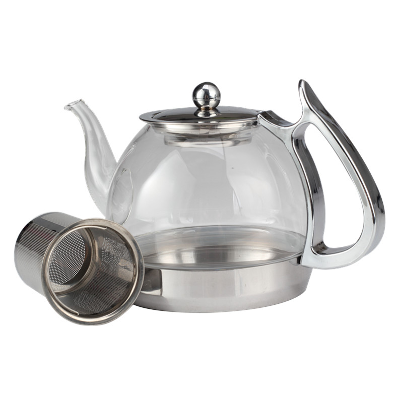 Clear Teapot Infuser With Loose Leaf Teapot Infuser — product information