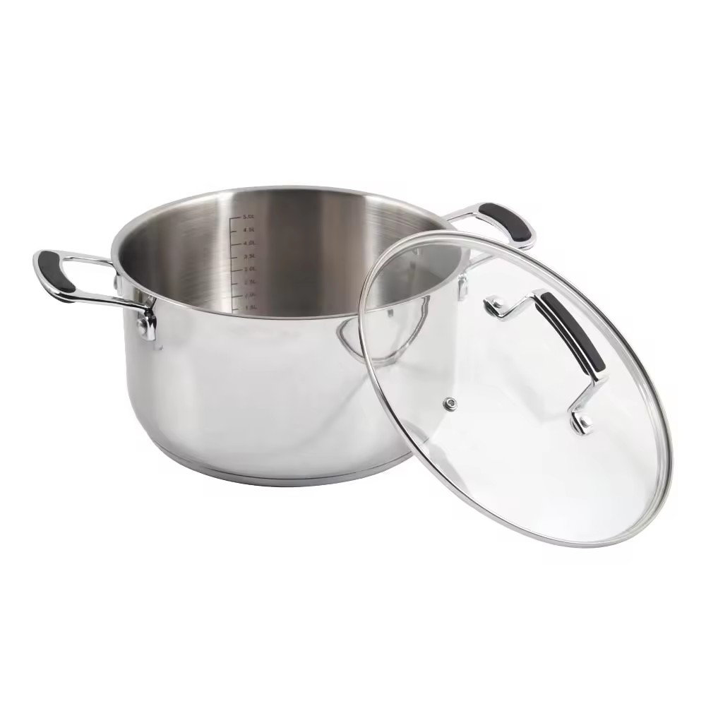 Stainless Steel Tri-Ply Stock Pot — 6