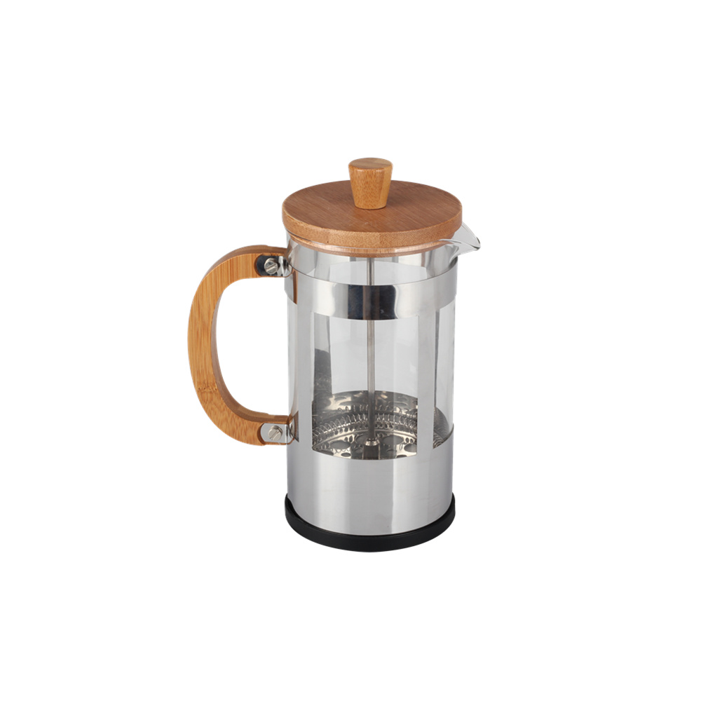 1000ml Stainless Steel Coffee Press With Bamboo Handle — 3