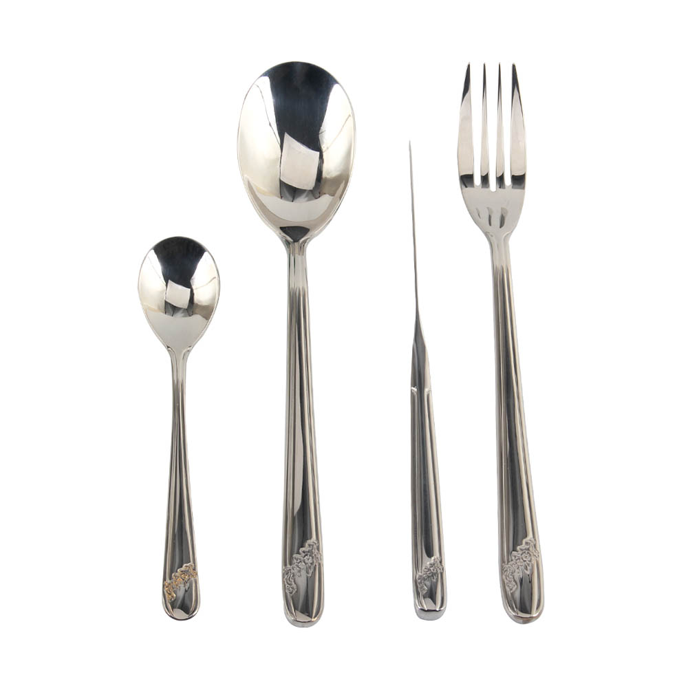 Stainless Steel Flatware Set, Durable Stainless Steel Tableware Include Forks Spoons Knives, Mirror Polished Tableware Set — 2