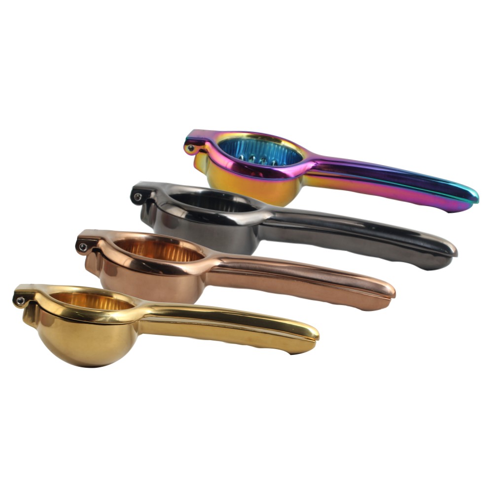 PVD Colorful Stainless Steel Manual Lemon Press, Extracts Every Last Drop — 2