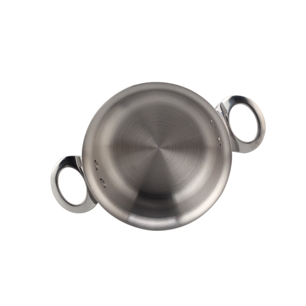 Silver Triply Mini Stainless Steel  Sauce Pot — 4