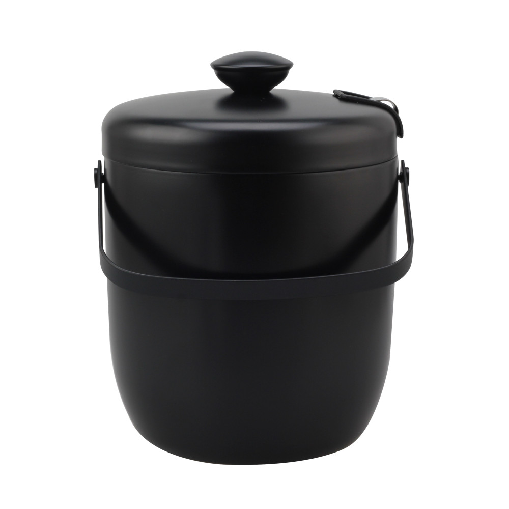 Blace Color, Ice Bucket, Stainless Steel Ice Bucket, Double Walled — 2