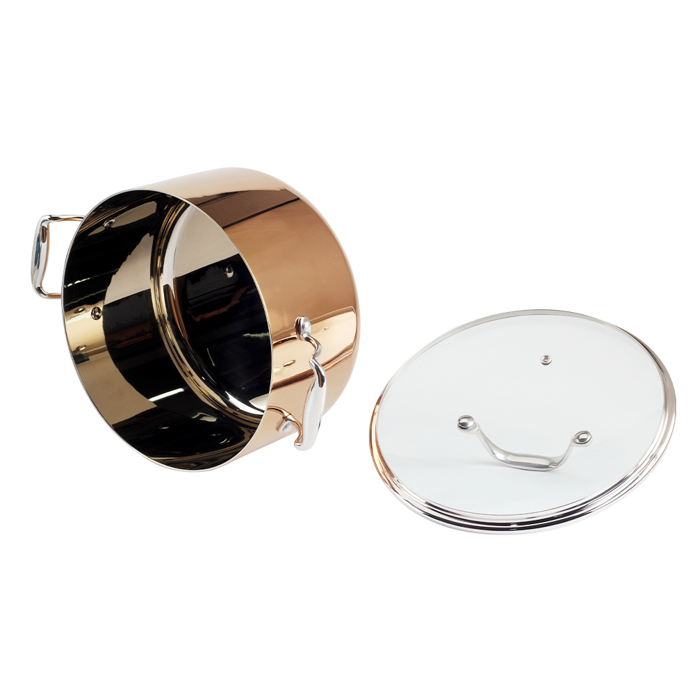 Whole Tri-Ply Copper Stainless Steel Stock Pot — 3