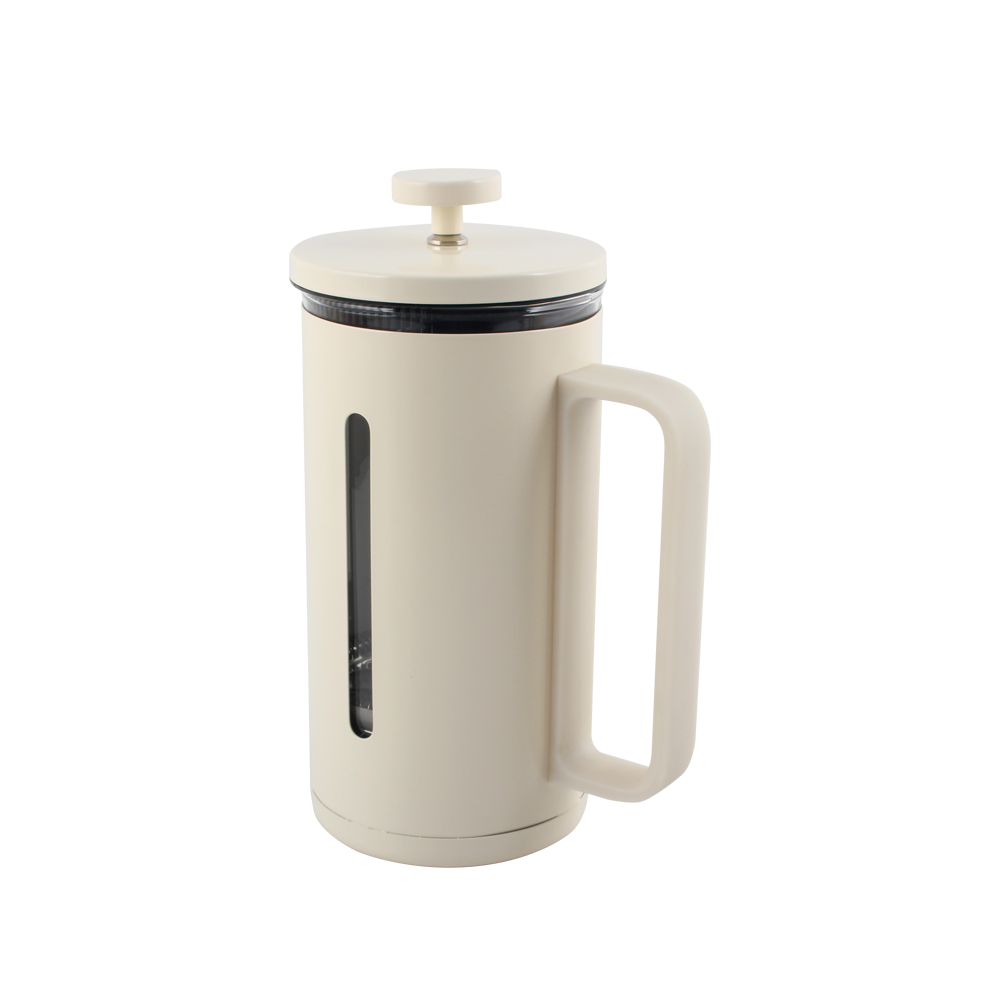 Borosilicate Glass Stainless Steel Brewer, Large Portable Cold Brew Cafetera Press — 4
