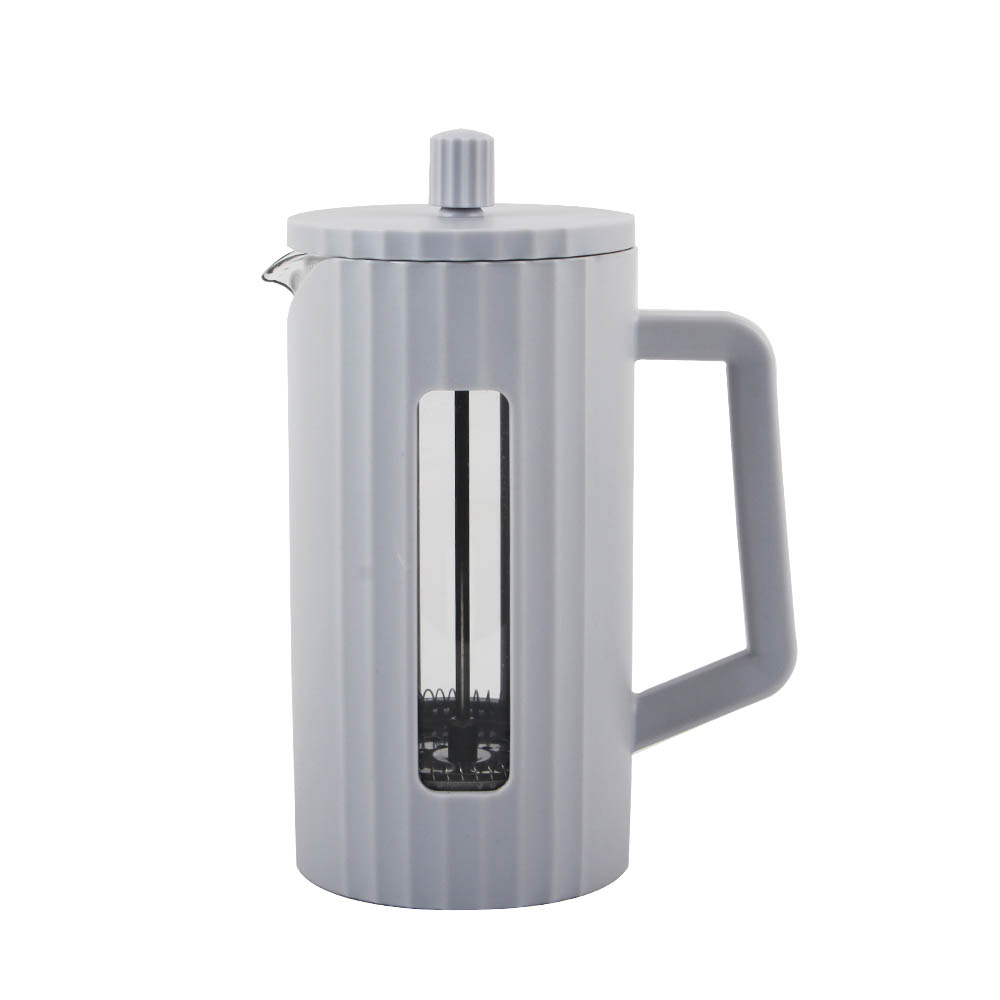 Stainless Steel Plunger System & Durable Borosilicate Heat Resistant Glass Coffee Press