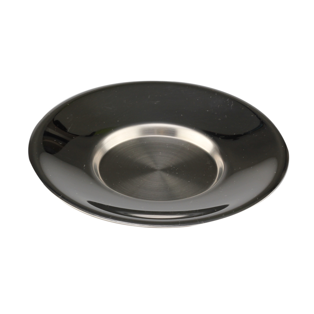 Stainless Steel Coffee Mug Set, Double Wall Coffee Mug With Saucer — 2