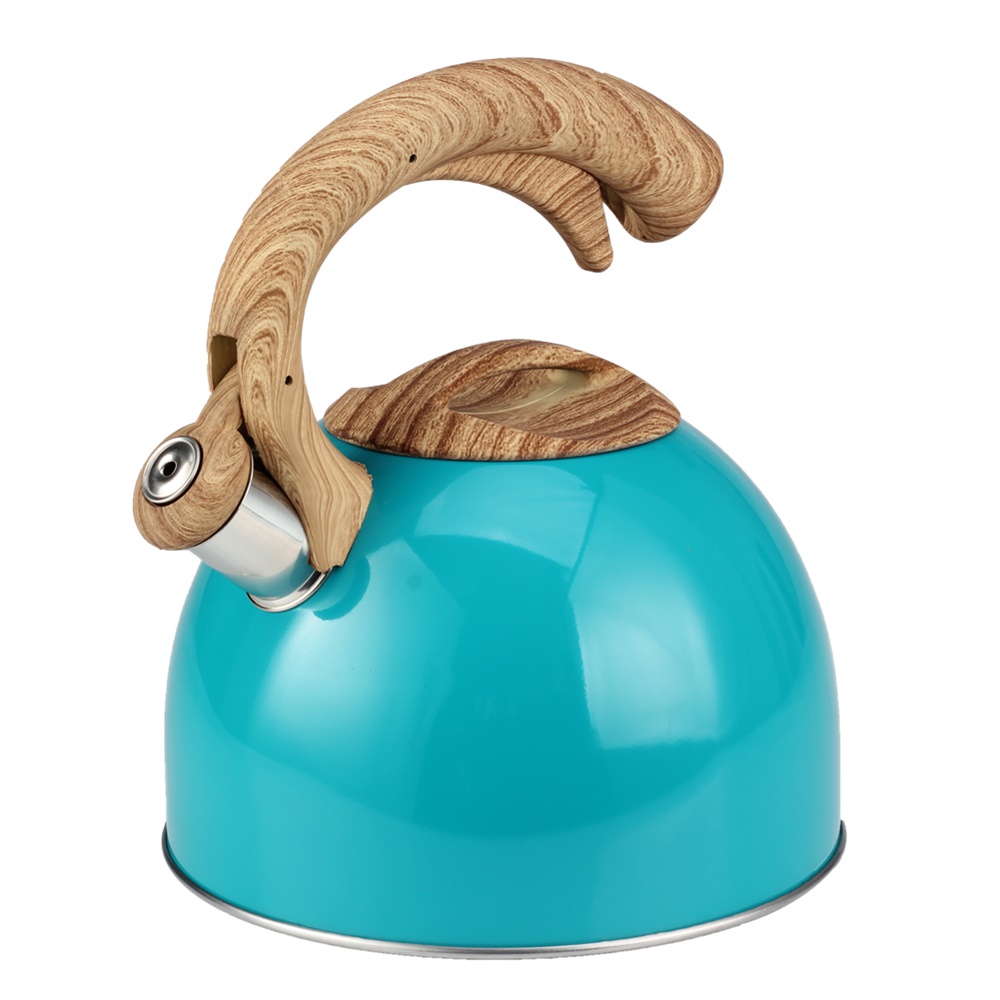 Whistling Kettle With Wood Handle - Kettle Induction Whistling Kettle Made Of Stainless Steel — product information