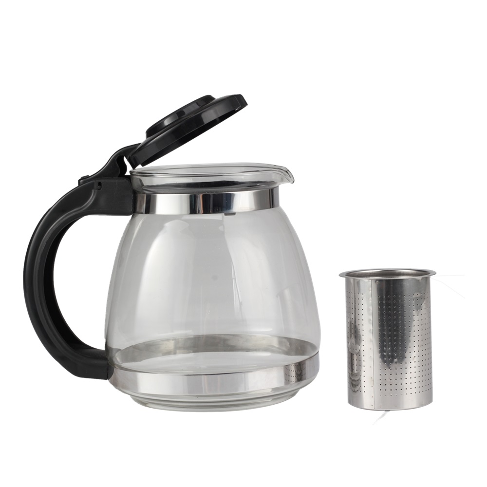 Teapot With Stainless Steel Strainer for Loose Tea — product information