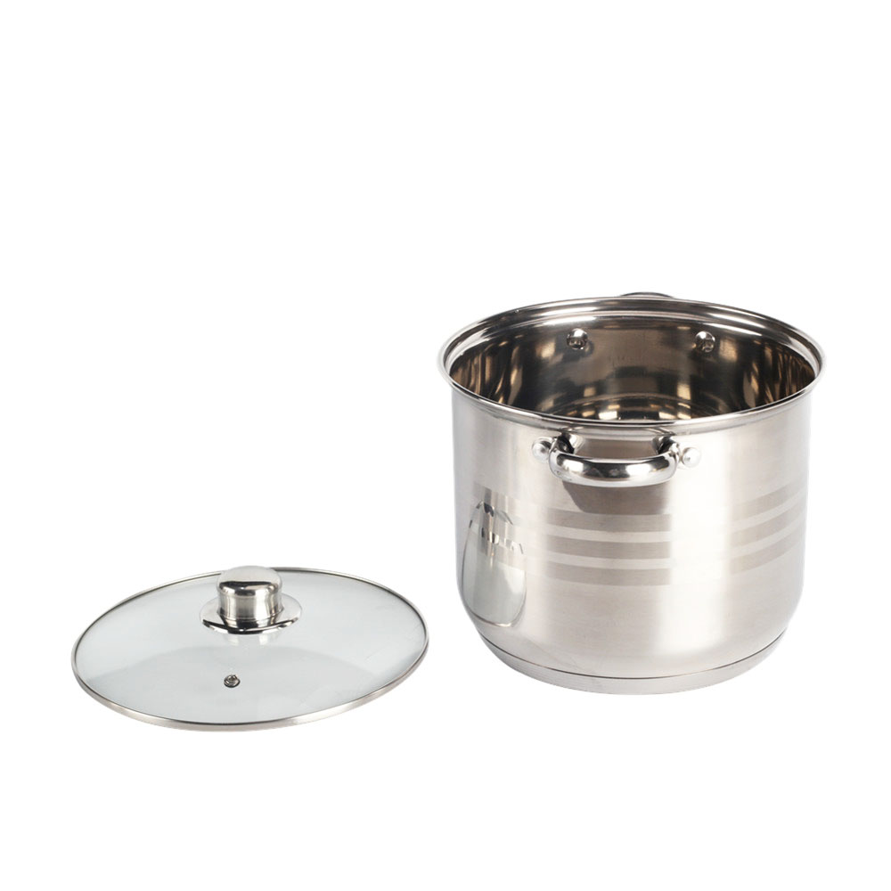 3pcs Stainless Steel Stock Pot — 4
