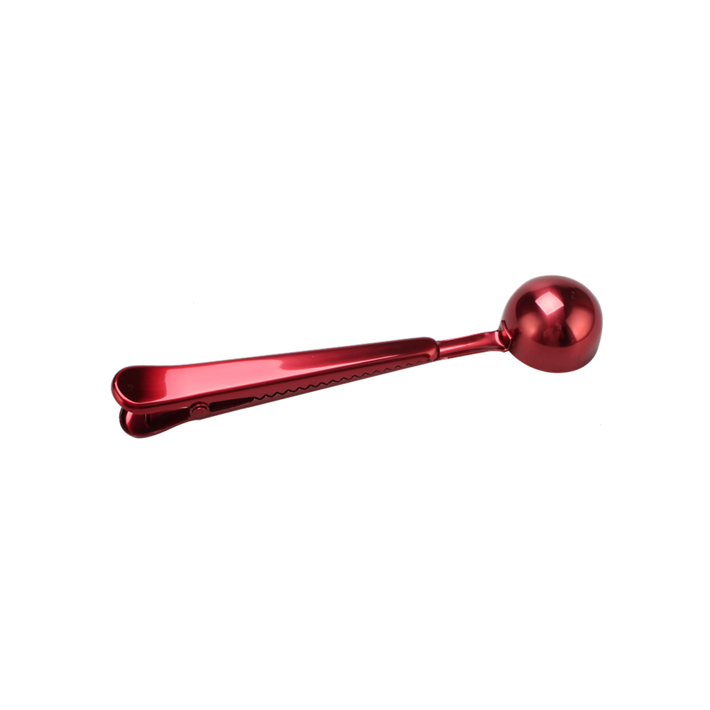 Coffee Scoop With Bag Clip, Stainless Steel Coffee Measuring Scoop — 2