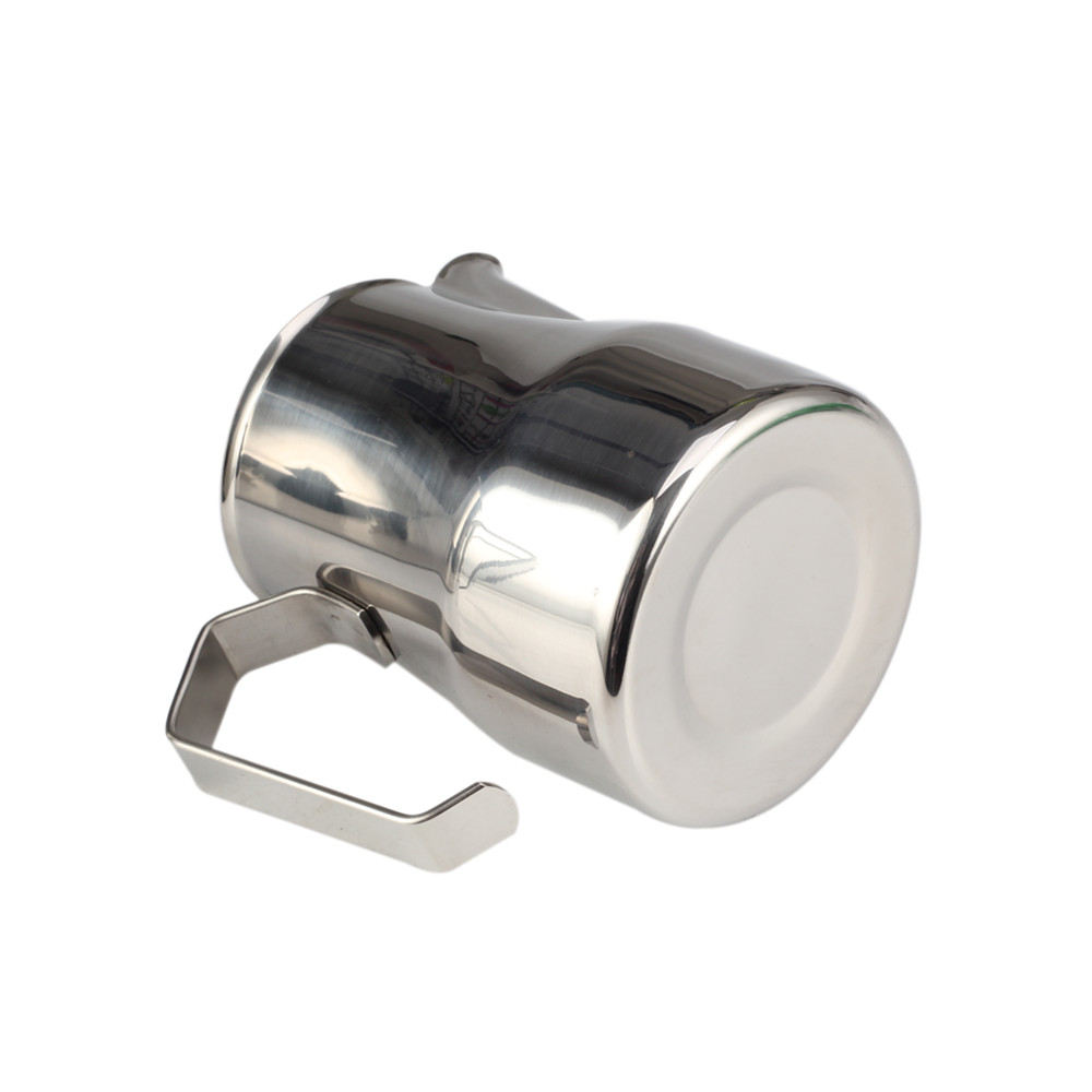 Stainless Steel Milk Frother Cup, Barista Latte Art Milk Jug — 5