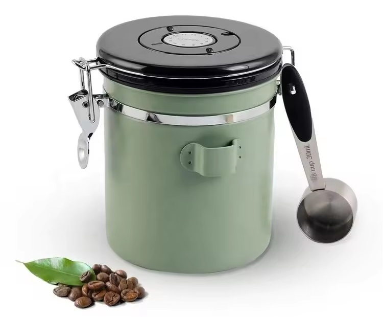 Stainless Steel Coffee Canister — 7