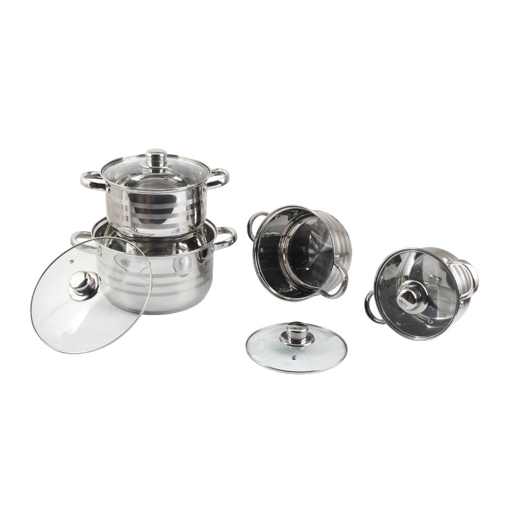 Induction Cooking Pot With Glass Lid — 4