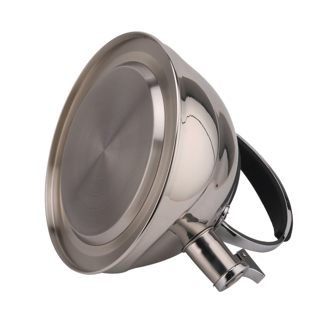 3 Litre Capacity Stainless Steel Whistling Tea Kettle-Silver — 5