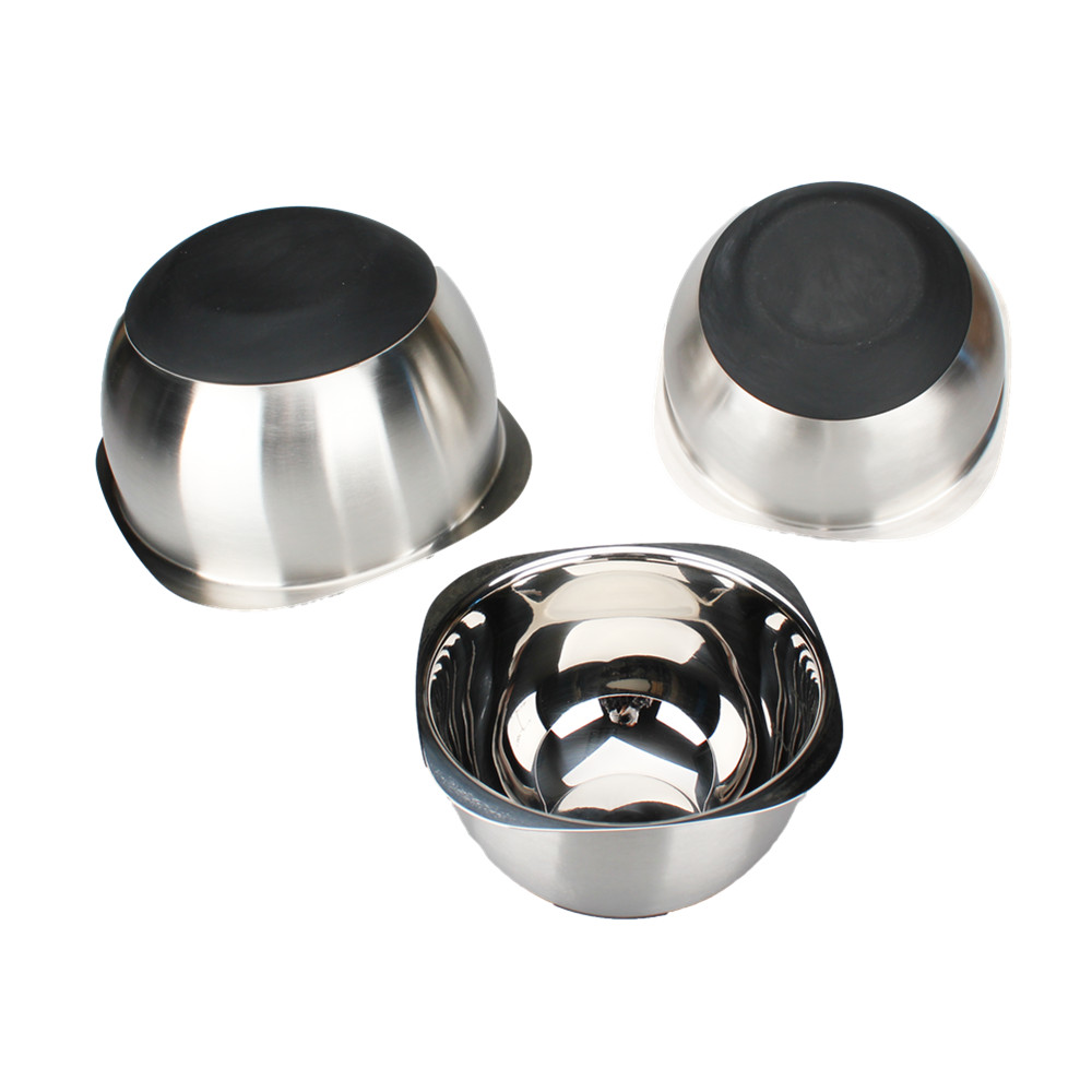 3pcs Square Mixing Bowls, Nested Bowls Kitchen Mixing — 7