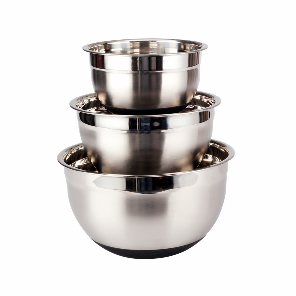 Premium Stainless Steel Mixing Bowl Set — 4