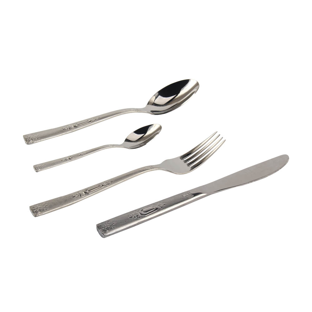 Stainless Steel Mirror Polished Cutlery Set Include Forks Spoons Knives, Mirror Polished Tableware Set — 2