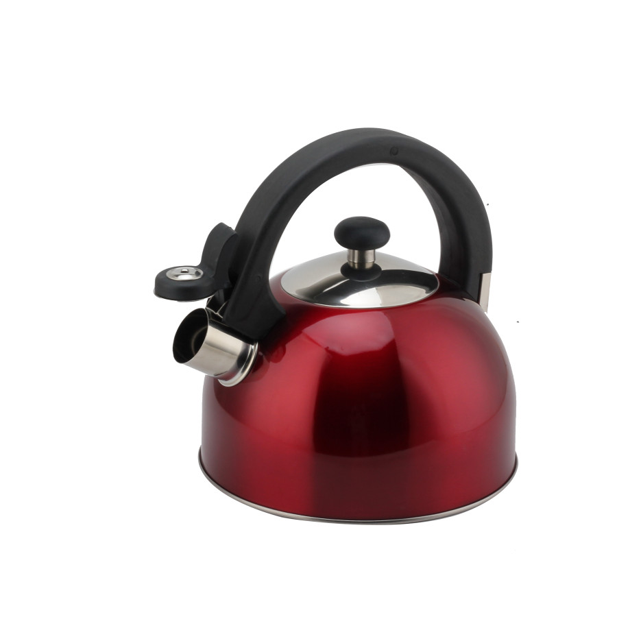 3L Whistling Kettle-Suitable for Induction And Gas-Red — product information