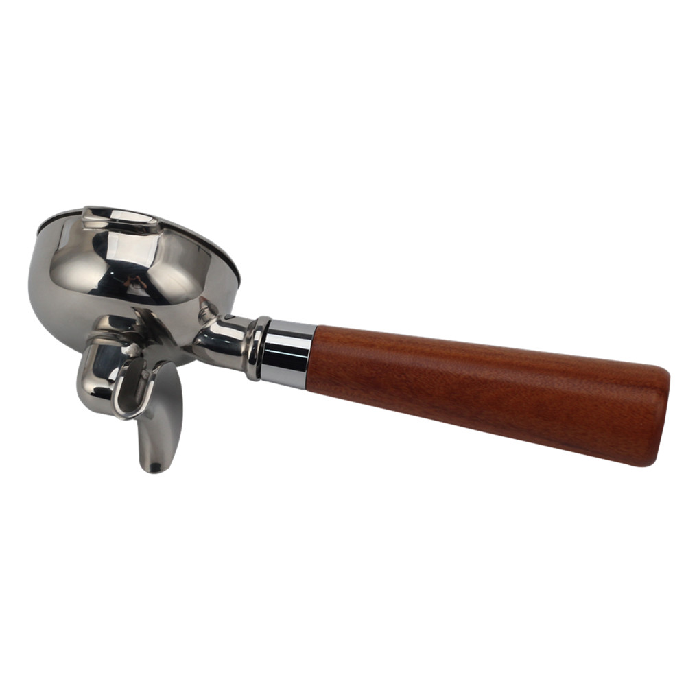 Double Spout Portafilter With Stainless Steel Filter Holder — product information