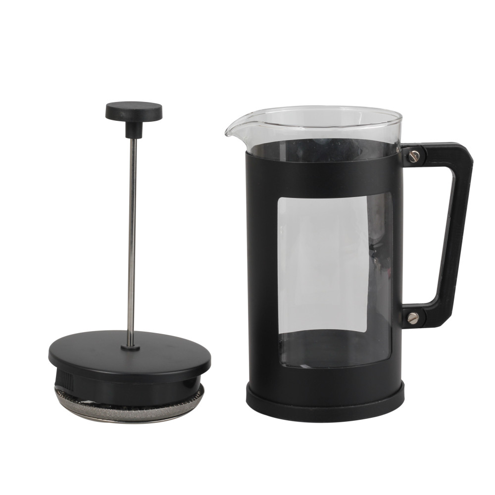 Borosilicate Glass Coffee Brewer With Stainless Steel Plunger — product information