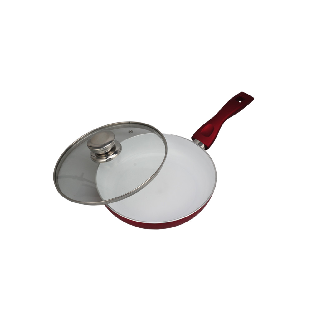 Non-Stick Stainless Steel Fry Pan With Cover — 4