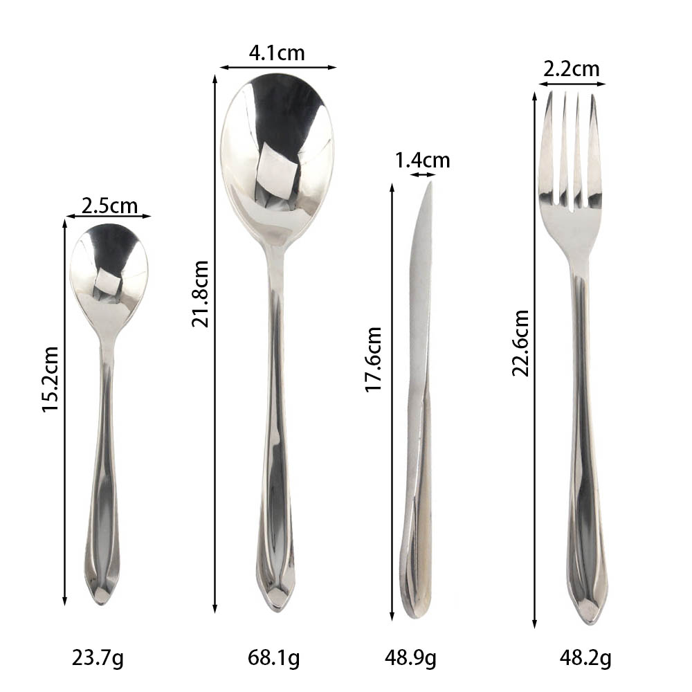 Stainless Steel Flatware Sets — product information