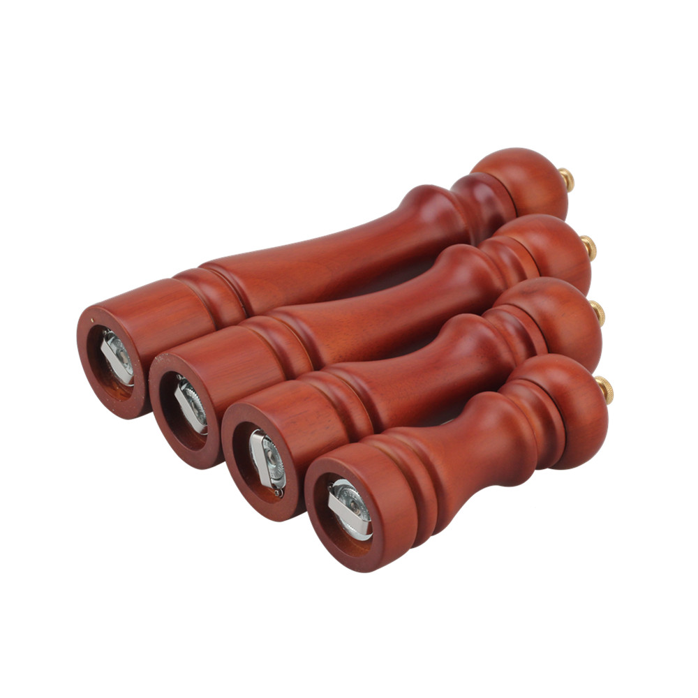 6.5/8.5/10.5/12.5 Inch Refillable Salt & Pepper Mills Adjust for Customized Coarseness — 4