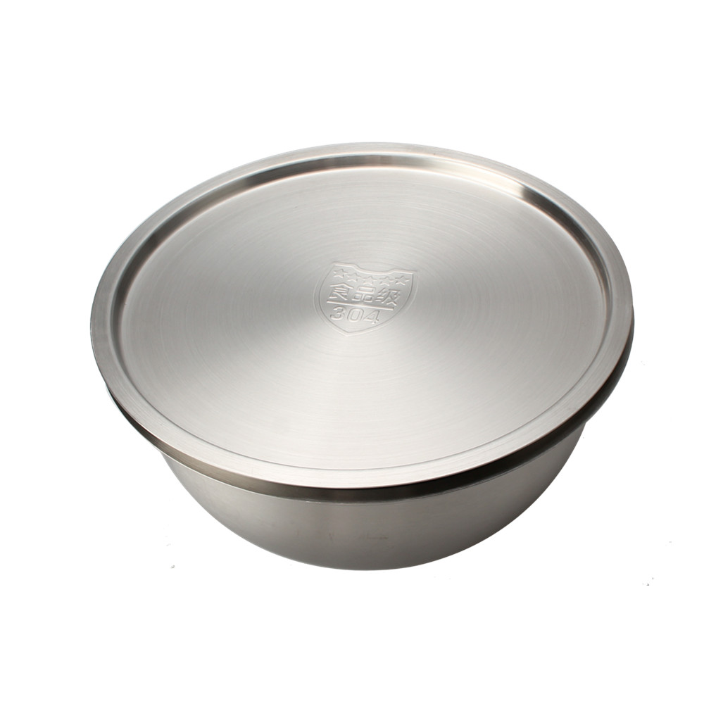 Stainless Steel Nesting Bowls With Lids — 2