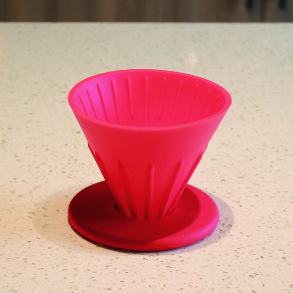 Silicone Resin Coffee Dripper, Easy Portable Manual Coffee Maker — product information